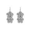 Creative Personalized Flower Earrings, Fashionable Personalized Multi-Layer Metal Wind Simple Hollow Fringed Earrings