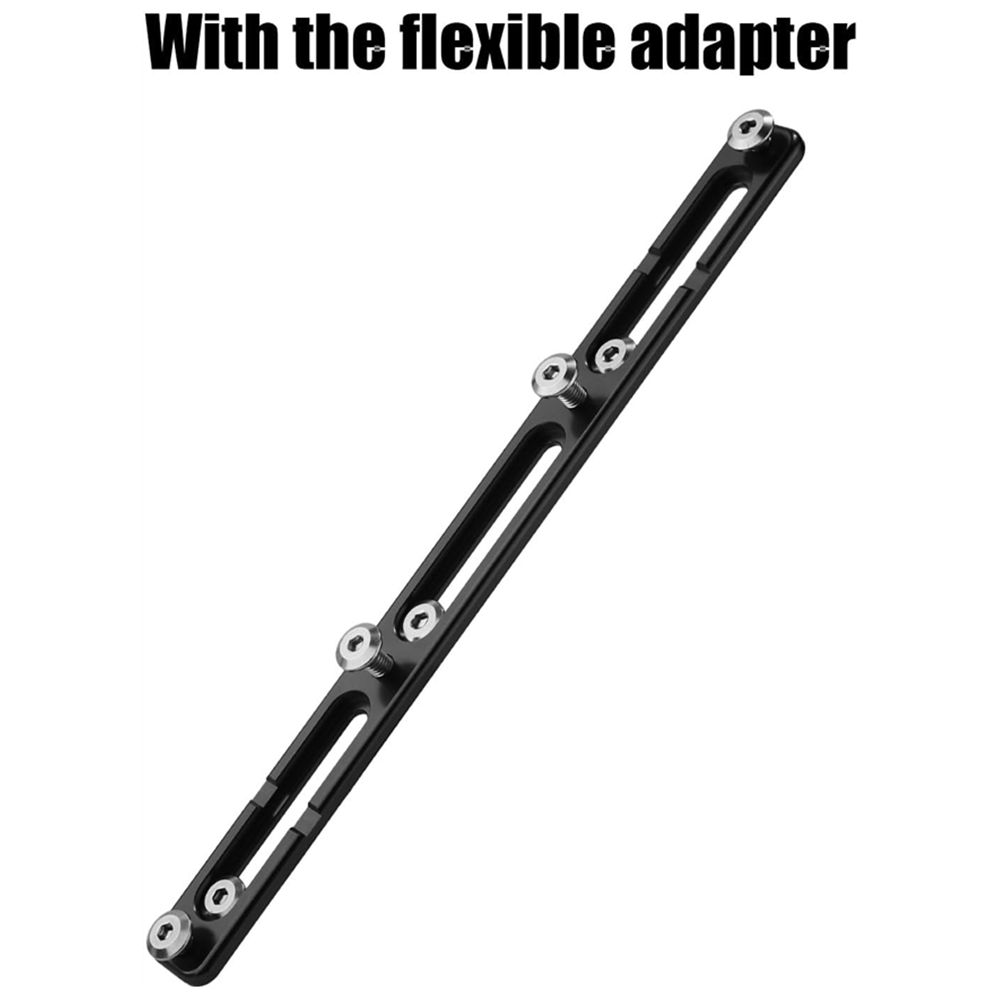 Bike Bottle Cage Adapter Bicycle Bottle B-RAD Mounting Base Aluminum Alloy Adjustable Position Water Bottle Cage Mount Brackets 6