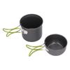 Camping Pot Food Grade Metal Anti Scald Foldable Handle Widely Used Camp Cookware Bowl Pot for