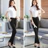 Womens High-Waisted Straight Fit Black Dress Pants Office Work Winter