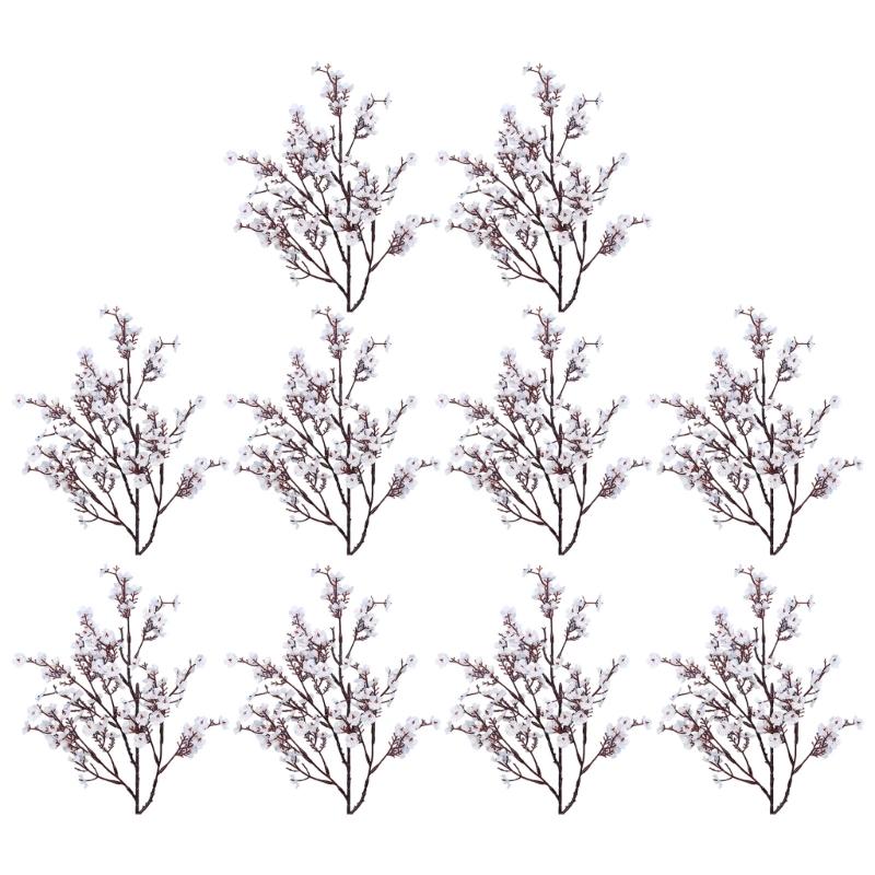 

Realistic 50CM Silk and Plastic Gypsophila Flower for Home Decoration and Banquets Artificial Bright Color Blooms Single silk covered