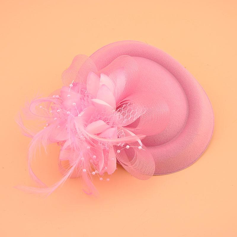 Diadema da sposa vintage in tulle e piume - Tendenza europea e americana