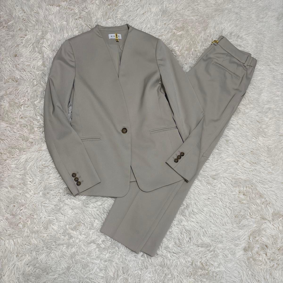 PLST Comfort Luxe Collarless Jacket Comfort Luxe Pants Top and Bottom Set Setup No Color S