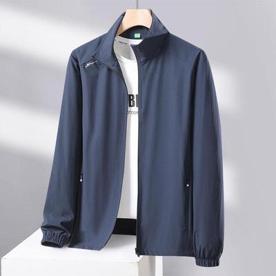 Summer Sun-protective Clothing Men's Breathable Jacket Ice Silk Quick-dry Men's Clothes Thin Single-layer Quick-dry UV Jacket