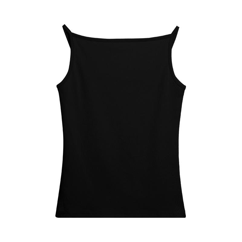 

Двусторонняя приталенная французская майка на одно плечо - Универсальный женский модный жилет One Size