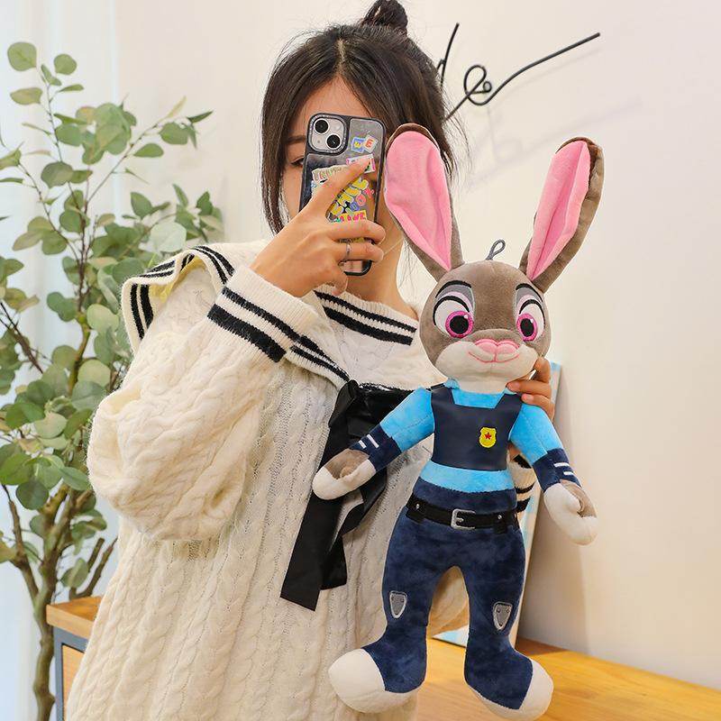 Zootopia plush toy dolls: Fox, Nick, Rabbit, Judy, Doll, fox, rabbit