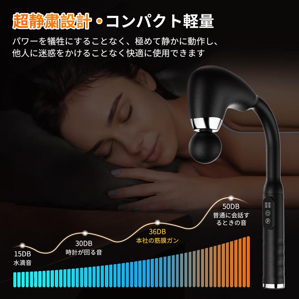 Myofascial Release Gun Innovation Reaches from Shoulders to Handy Myofascial Release Gun with 3 Modes 6 Vibration 15mm Deep Up to 3500 Times per Quiet
