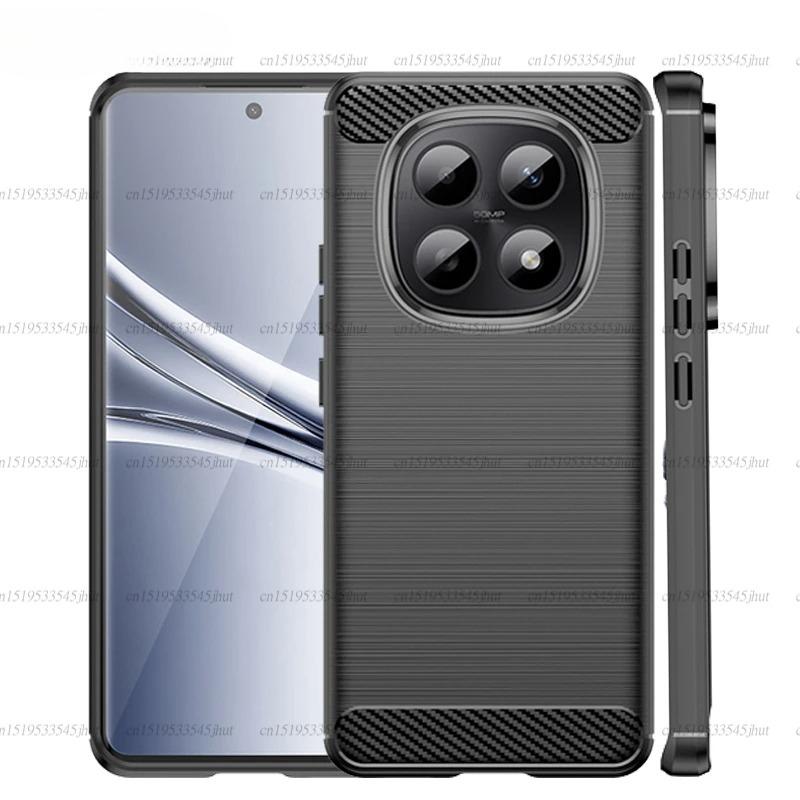 Funda For Xiaomi Redmi Note 15 5G Silicone Carbon Fiber Back Cover For Redmi Note 15 Pro Plus Phone Case For Redmi Note 15 Case