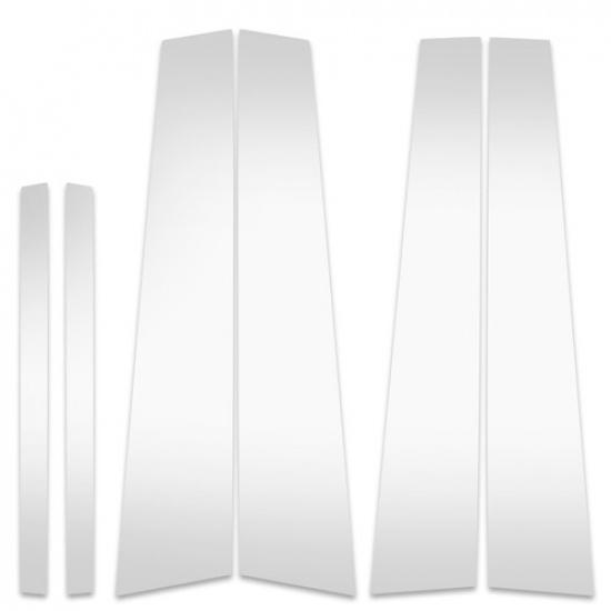 6pc For Honda Accord 2013-2017 Sedan Chrome Window Door Pillar Posts Cover Trim