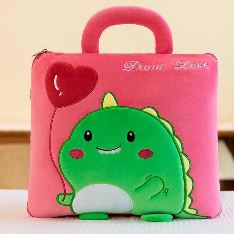 Všestranný kombinovaný polštář a deka do auta - Skládací prošívaná deka na cestování, na pohovku a pro zdřímnutí v kanceláři.