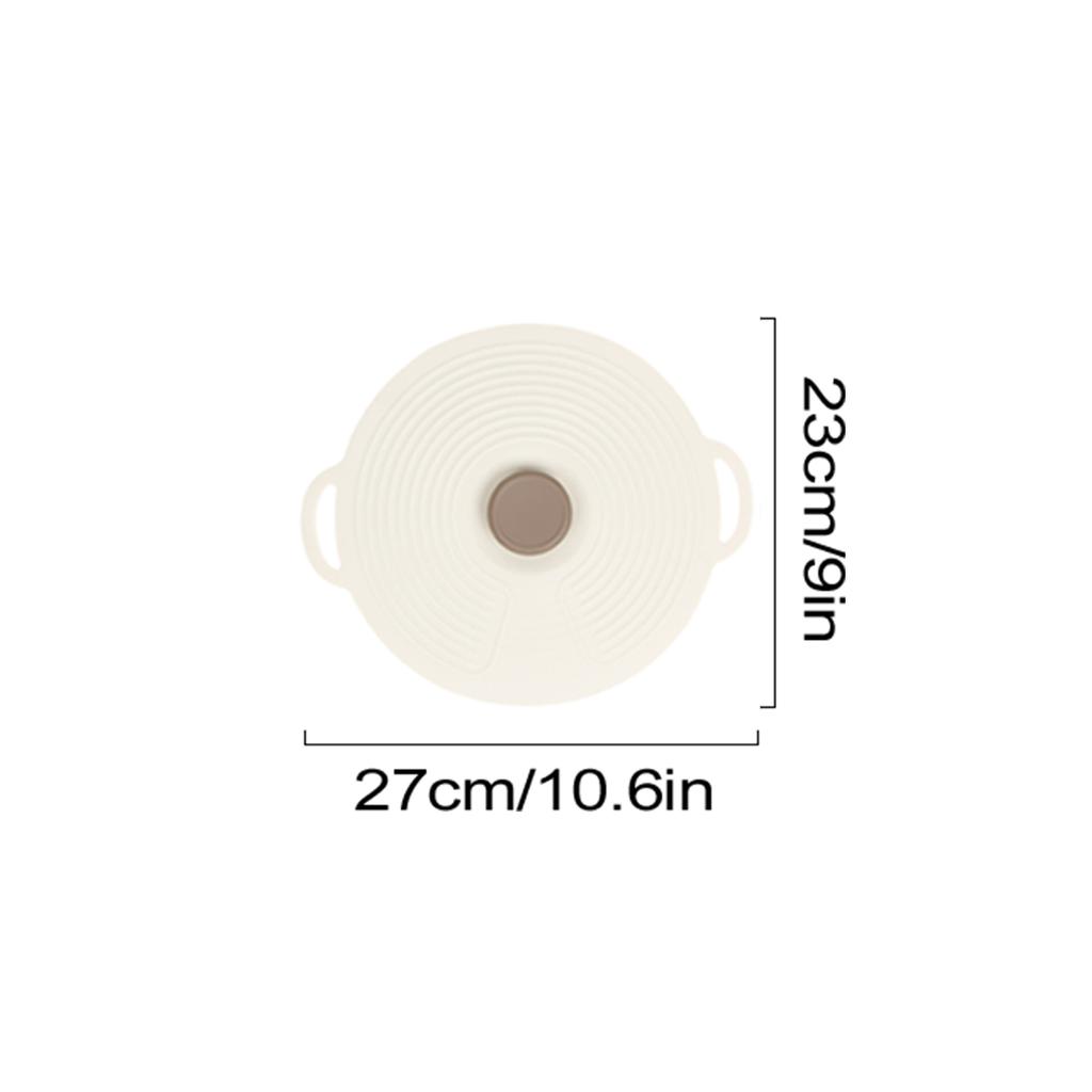 Leeseph Silicone Lids for Bowl, Reusable Sealed Suction Lids Fits Cups, Bowls, Plates, Pots, Pans, Food Storage Kitchen Gadgets