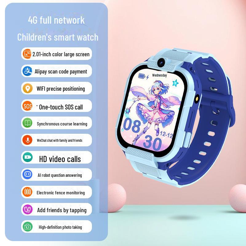 

Детские смарт-часы All-Netcom с видеозвонками, GPS и функциями оплаты