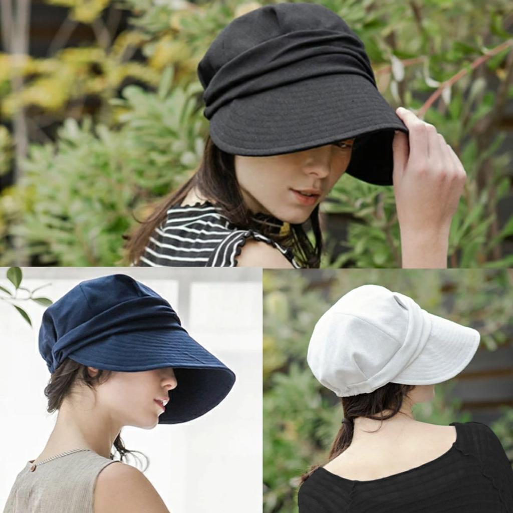 Moonbat Wide Brim Jockey Light UV Long Brim with Chin Wide Size L Cap, 11cm, Blocking, Protection, Large, Foldable, Strap, Cap/Casquette, Brim, 65297,