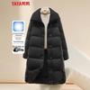 Women's Thickened Korean Style Versatile Long Down Jacket