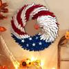 Brave Wings Wreath Patriotic Americana & Handcrafted Memorial Day Decor Handcrafted & Patriotic Americana 2D Brave Wings Wooden