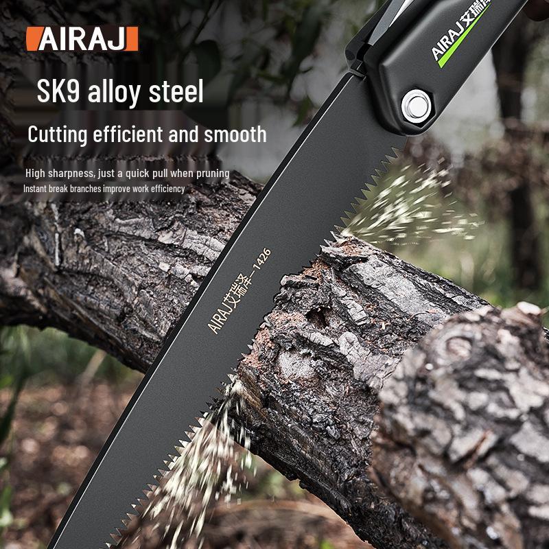 Folding Handheld Woodworking Saw - Portable Manual Tree and Wood Cutting Tool