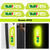 AAFO1 For Skoda Night Reflective Car Door Sticker Safety Warning Reflector Tape Decal Accessories S Kodiaq Octavia 2 3 Yeti Karoq