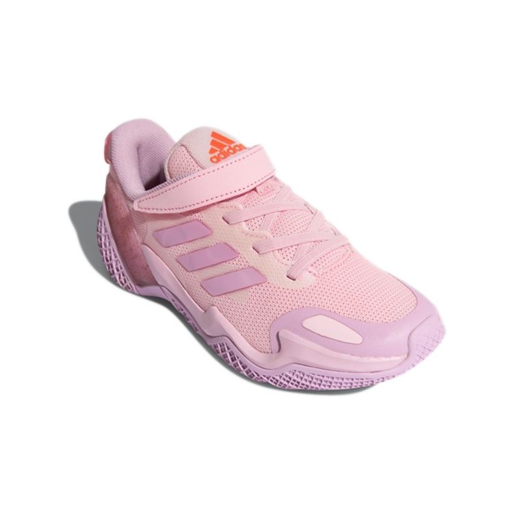Adidas 4Uture Rnr El K Durable Breathable Lightweight Low Top Kids Running Shoes Kids Running Shoes Pink FX2187
