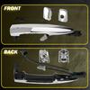 Exterior Door Handle Front Rear Left Right Side Chrome Fit 2013-18 Nissan Sentra