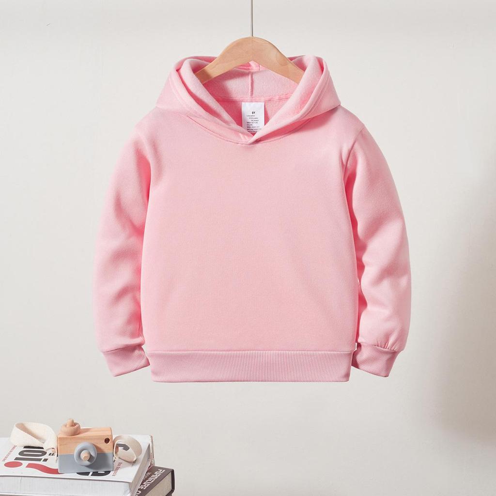 Customizable Children's Hooded Sweatshirt - Autumn/Winter Loose-Fit Boys & Girls Hoodie
