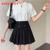 Womens High Waist Short Skirt With Embroidered Pattern For Summer Casual Wear