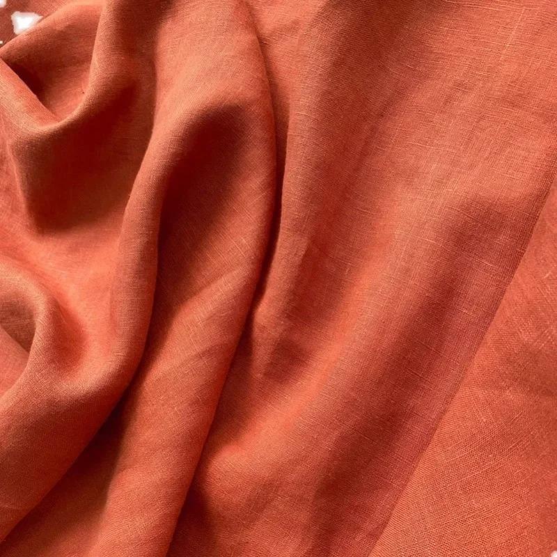 280cmx100cm Pure Linen Fabric for Sewing Quilting Fabrics DIY Crafts Bags Baby Clothing Dress Bedding Sets Handmade Sewing