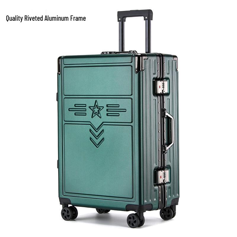 YISHIDUN 20-inch Military Style Hardshell Carry-on Luggage