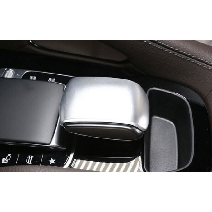 Central Console Gear Shift Matte Silver Fit For Benz GLE GLS -22 Knob Cover