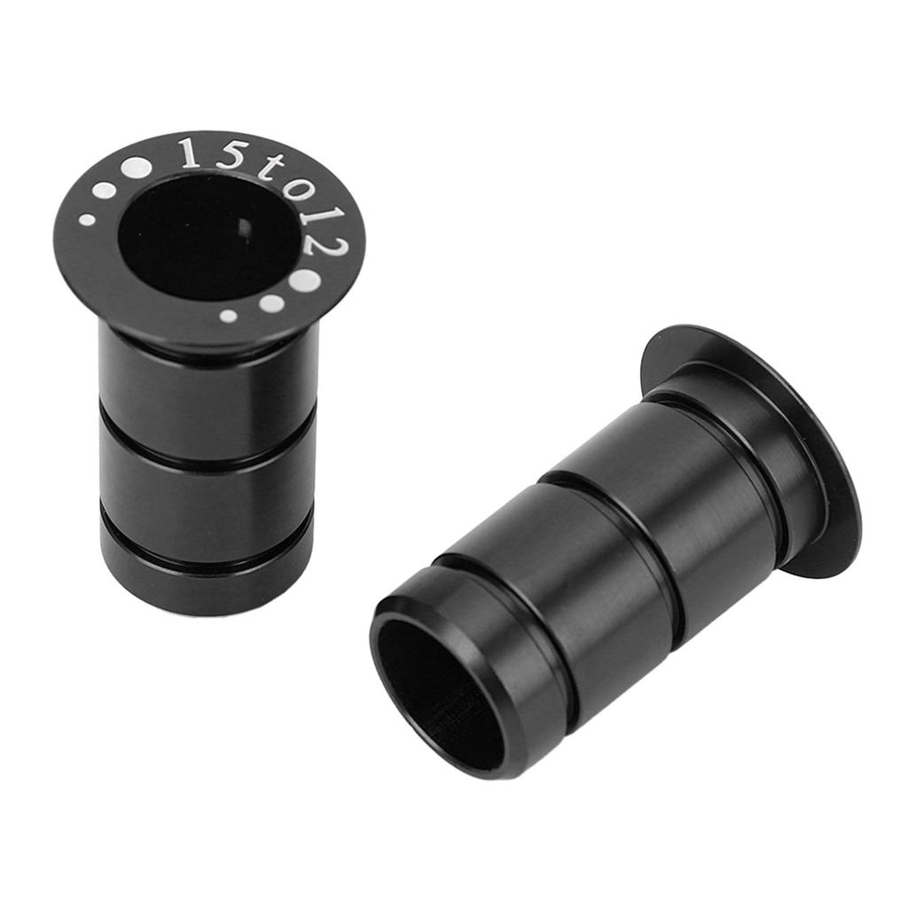 Mountain Road Cycle Hub Thru Axle Adapter 15MM to 12MM Front Thru Axle Adapter Aluminum Alloy