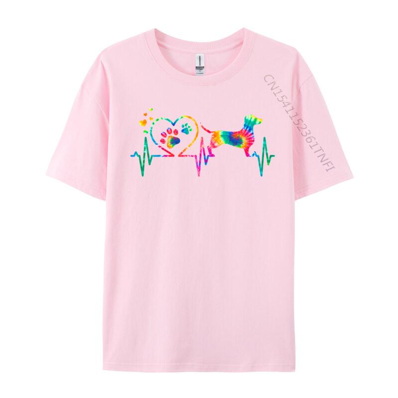 Dackel Doxie Weenie Mama Papa Herzschlag Hip Hop Herren T-Shirt Dabben Weihnachten Schneemann Herzschlag EKG Druck T-Shirts T-Shirt