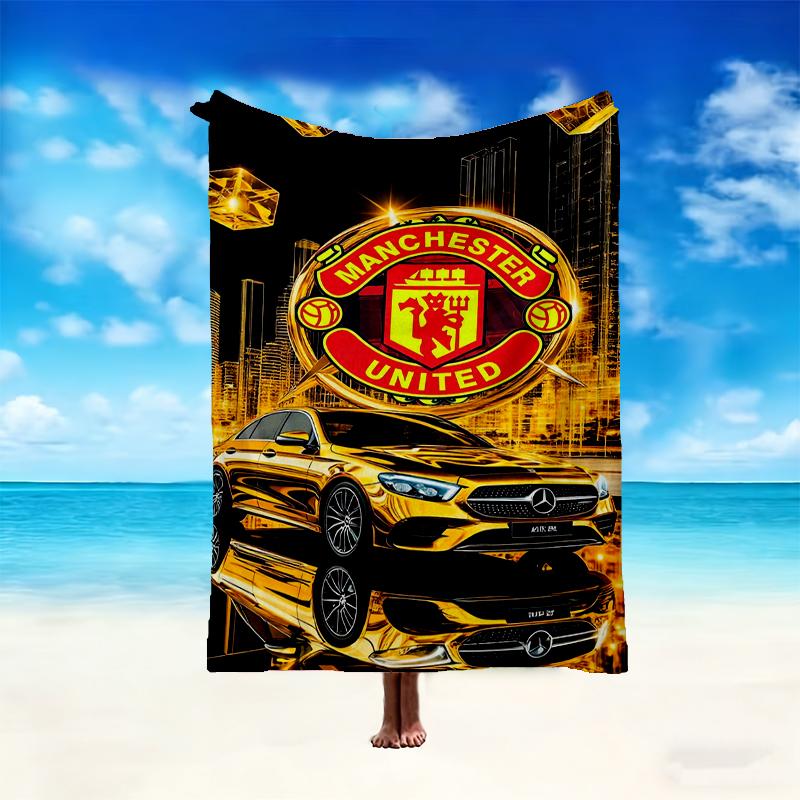 [Coperta Manchester United Manchester City] Coperta Creativa per Donne Uomini Famiglia Amico per Compleanno Festa della Mamma Festa del Papà San Valentino