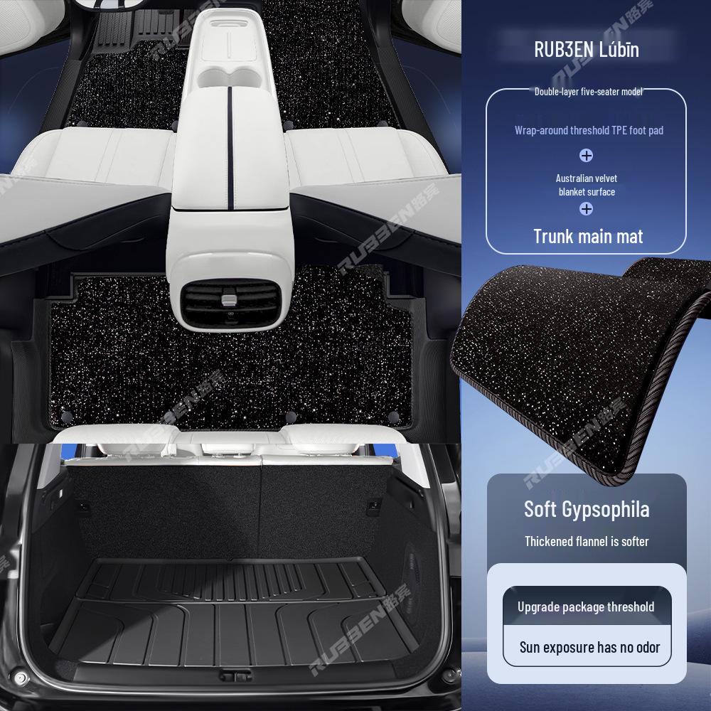 Lubin Provides Comprehensive Interior Modification Accessories for the Geely T1/Alfa T5, Such As Door Sills and TPE Floor Mats.