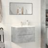 VidaXL Bathroom Cabinet Concrete Grey Engineered Wood, Bathroom Vanity Unit, Vanity Unit, 856242