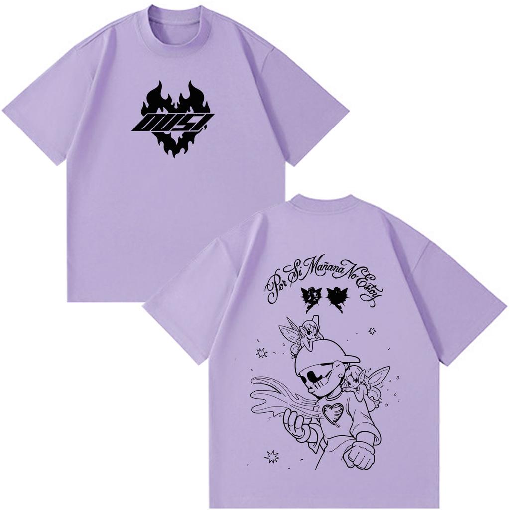 Omar Courtz Por Si Unisexana No Estoy 2026 Tour Print T Shirts Unisex Unisex Aesthetic Oversized Tshirts Summer Casual Loose T Shirts