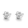 925 Sterling Silver Earrings for Women Original Charm Double Hoop Earrings Pave CZ Fine Engagement Anniversary Jewelry E557