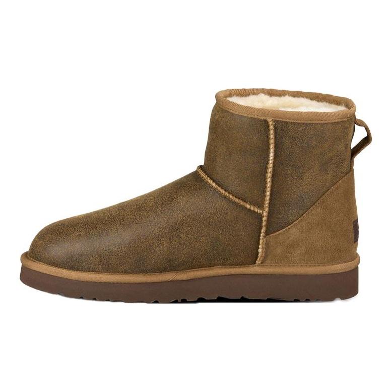 UGG Classic Mini Bomber Fleece Lined Brown 1007307-BJCE