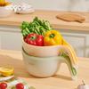 Panier d'égouttage de cuisine à double couche