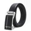 Men'S Belt No Standard Casual Belt Foreign Trade Youth Simple Automatic Buckle Imitation Leather Iron Buckle Belt