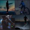 Outdoor Sports Night Running Armband LED Lamp USB Rechargeable Safety Belt Arm Leg Warning Wristband Cycling Bike Bicycle Light