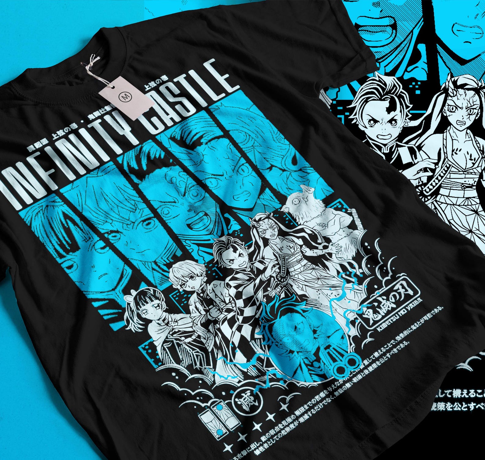 Anime Manga Graphic Tee, Unisex Cotton Streetwear Shirt S