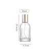 Transparent Glass Perfume Spray Bottle, 30ml - Portable Decanting Cosmetic Container