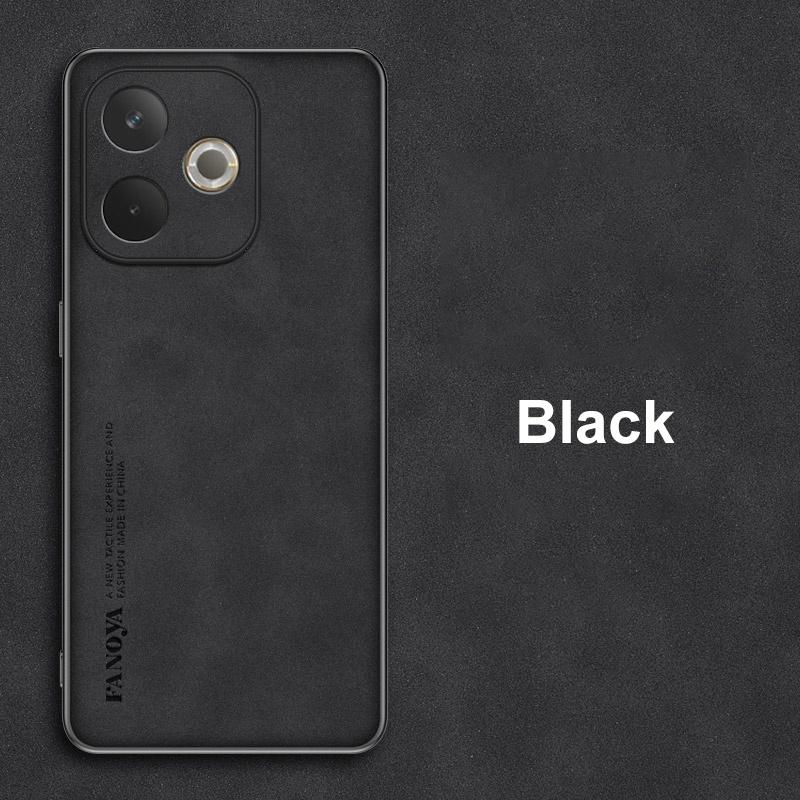 For OPPO A5 Pro 5G Case Luxury PU Leather Phone Case For OPPO A1 A2 A3 Pro A1X A2X A3X Back Cover Matte Silicone Full Protection