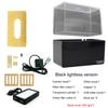 Mini-Kampffisch-Aquarium Acryl-Aquarium Desktop-Dekorationen Meeres-Aquaponik-Fischschale Mit Wasserfilter USB-Luftpumpe LED-Licht