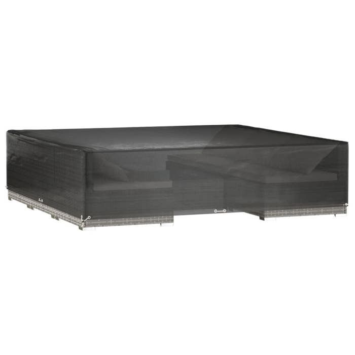 VidaXL Housse de salon de jardin 16 œillets 240x240x55 cm carré 319300