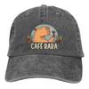 Cafebara Cute Coffee Capybara Baseball Caps Peaked Cap Capybara Sun Shade Hats for Unisex
