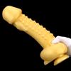 Extra Large Golden Silicone Anal Plug Soft Shaped Anal Expander Dildo Masturbator Adult Sex Toy Realistic Penis Fisitng BDSM