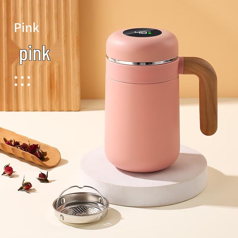 Shuixi SX 316 Stainless Steel Smart Insulated Tea Mug with Handle