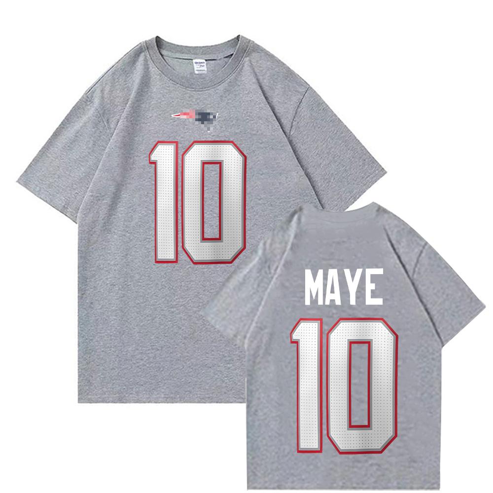 Drake Maye New Name & Number T-Shirt Unisex Top Y2k Summer Cotton Clothes Crew Neck Short Sleeve Tees