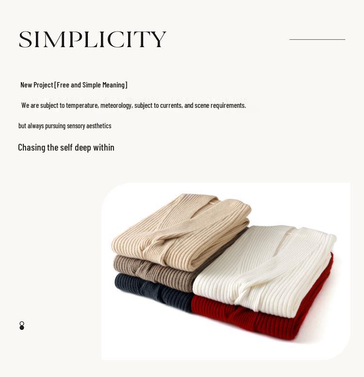 Women's Pure Cashmere V-Neck Cable Knit Sweater - Elegant, Slimming Autumn/Winter Top