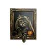 Retro Halloween Wooden Refrigerator - Double Layer Fridge Decor for Kitchen, Home Decor Gift